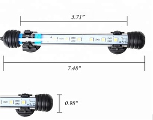 Lumières LED submersibles multicolores pour aquarium avec fonction mémoire, 16 couleurs, télécommande, indice de protection IP67, trois designs étanches, quatre - Product Image 2