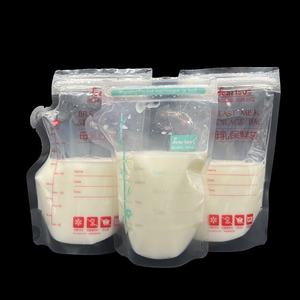 Sacs de conservation du lait maternel sans BPA de 200 ml avec fermeture éclair, logo personnalisé, 30 unités, étanches et sécurisés pour le stockage de la bière et de l'eau minérale - Product Image 2