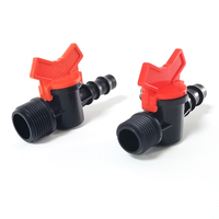 200 pièces 3/4 ''1/2' 'joint de tuyau d'eau de jardin IBC réservoir d'eau accessoires connecteur de robinet connexion rapide vanne droite