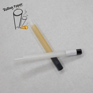 Customized <b>biodegradable</b> smoking <b>paper</b> disposable with transparent glass mouth smoking accessories - Product Image 2