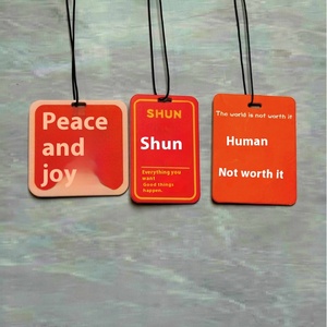 Désodorisant de voiture en papier personnalisé à longue durée de vie avec design professionnel/luxe, installation facile Feng Qin HW019 - Product Image 3