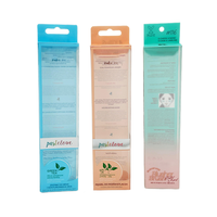 Boîtes en plastique pour pinceaux à cheveux, pinceaux de maquillage, éponges de beauté, éponges de maquillage personnalisées, boîte en PVC