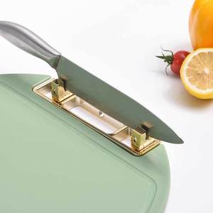 Afilador de Cuchillos Vertical, Tabla de Cortar Redonda Multifuncional, Tabla de Picar para Cocina, Apta para Lavavajillas - Product Image 3