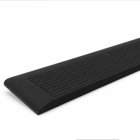Ramp Pintu Karet Padat Ramah Lingkungan - Ramp Ambang Pintu Anti Selip yang Tahan Lama untuk Pintu Masuk Toko & Kantor