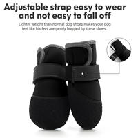 Chaussures pour chiens de petite et moyenne taille, dernier design, multicolores, en tissu de combinaison de plongée, imperméables, chaudes, antidérapantes