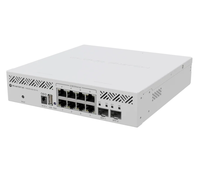 MikroTik CRS310-8G+2S+IN Cloud Router Switch 8xGigabit 2xSFP+ 1U Rackmount Network Switch untuk Perusahaan