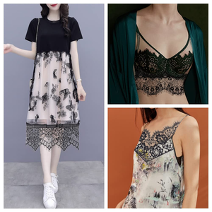 Erkoumi Ingrosso Dubai Pizzo in Tulle Bianco Crema con Bordo a Ciglia per <span class=keywords><strong>Abiti</strong></span> Personalizzati, Scialli, Colletti e Accessori - Product Image 5