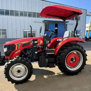 Easy Operation Safety Convenience Tractor 70HP 90HP 100HP 80HP <b>Small</b> Agricultural Wheeled Tractors for Sale - Product Image 2