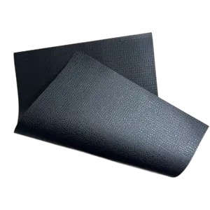 Cara de cuero de alta resistencia 1,5 m-3,2 m de ancho Lona de PVC impermeable Cuero artificial Lona de PVC Tela de cuero en relieve