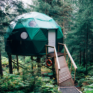 <span class=keywords><strong>Tenda</strong></span> a Cupola Geodetica in Vetro per 3-4 Persone con Cucina Moderna per Glamping, Campeggio o Caffetteria - Product Image 3