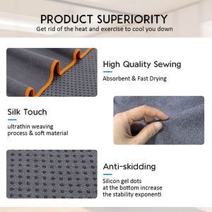 Asciugamano sportivo in microfibra Eco-Friendly all'ingrosso con logo personalizzato Design personalizzato grande asciugamano per <span class=keywords><strong>Yoga</strong></span> - Product Image 3