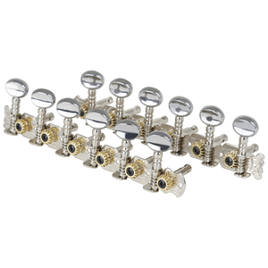 Juego de accesorios de afinación de <span class=keywords><strong>guitarra</strong></span> acústica, 6 juntas, 12 cuerdas, clavijas abiertas - Product Image 5