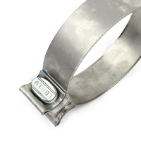 Colliers de serrage d'échappement robustes 2.0 et 3.0 pouces, colliers de serrage en O personnalisés OEM, colliers de serrage à boulon en T, colliers de serrage en acier inoxydable pour tuyaux