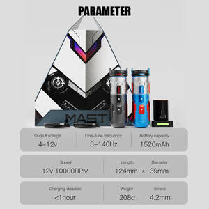 <span class=keywords><strong>Machine</strong></span> à tatouer stylo <span class=keywords><strong>Mast</strong></span> Racer <span class=keywords><strong>Pro</strong></span> Armor sans fil, nouvelle génération, connectivité intelligente, batterie au lithium 1520 mAh, moteur sans noyau - Product Image 6