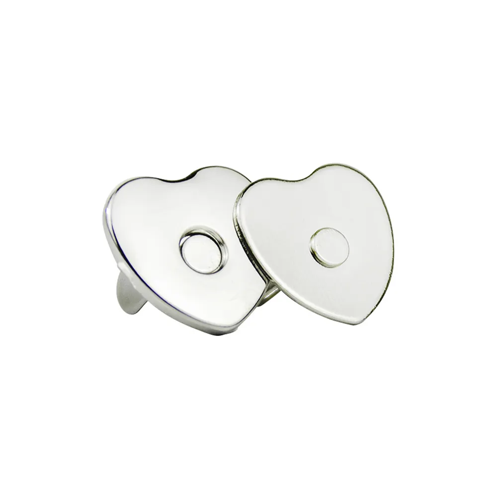 कारखाने प्रत्यक्ष व्यक्तिगत चुंबकीय अनुकूलन योग्य डबल-पक्षीय बटन हैंडबैग वॉलेट के लिए धातु से बने डबल-पक्षीय बटन