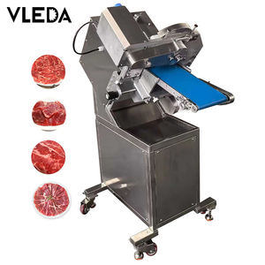 Новая полуавтоматическая мясорубка VLEDA с мотором для нарезки свежего мяса толщиной 0,5-5 мм (для говядины, свинины, баранины, курицы) – прямые продажи с завода - Product Image 1
