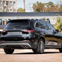 Cocok untuk Benz GLC X253 24-25 GLC43 AMG Kit Pelindung Bumper Depan/Belakang Replika 1:1 Suku Cadang Asli Sensor Parkir Baut-Pasang