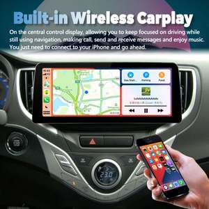 Radio con Pantalla de 12.3 Pulgadas, Reproductor de Video para Auto con Android 13, Estéreo para Suzuki Baleno 2016 2017 2018 2019, GPS, Multimedia, Carplay, Unidad Principal - Product Image 2