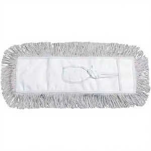 BSCI GRS Cotton Thread Cloth Mop Pad with High Absorption and Lightweight Design for Ceiling and Window Cleaning Aluminum Frame - Product Image 3
