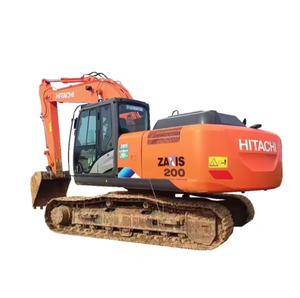 Meilleure Offre Usine : Excavatrice Hitachi ZX200 d'occasion japonaise pour la construction / Petite Excavatrice d'occasion à vendre - Product Image 1