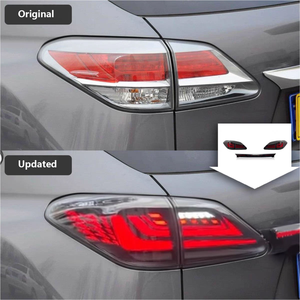Full Set <b>LED</b> Through Running Rear Tail Lamps Clear Lens <b>Red</b> Sequential Turn Signal Taillight Fit Lexus RX 09 10 11 12 13 14 15 - Product Image 6