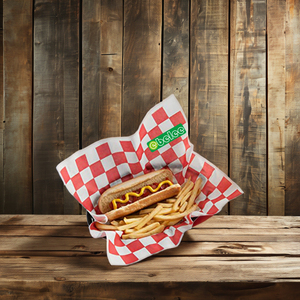 Cấp Thực Phẩm Tùy Chỉnh In Ấn Dùng Một Lần Deli Bánh Sandwich Tacos Burger Không Thấm Mỡ Sáp Thực Phẩm Gói Giấy Tráng Cho Tacos - Product Image 4