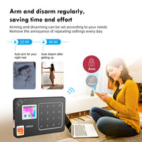 KERUI W181 Tuya Smart WiFi Système d'alarme sans fil 2G pour la sécurité de la maison Détecteur de mouvement de porte GSM Détecteur PIR Alarme antivol