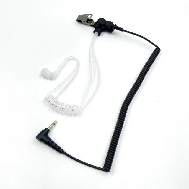 3.5mm Listen-Only Single Ear Earpiece Receive-Only Headset for Walkie Talkie & Two-Way Radios