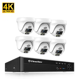 Sistema di telecamere di sicurezza all'ingrosso allarme telecamera interna 4k 8 mp sistema di sicurezza domestica