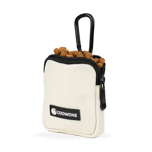 Bolsa de nailon para golosinas para perros, contenedor de comida para mascotas, bolsa de aperitivos para perros, bolsa portátil de entrenamiento para perros para salir