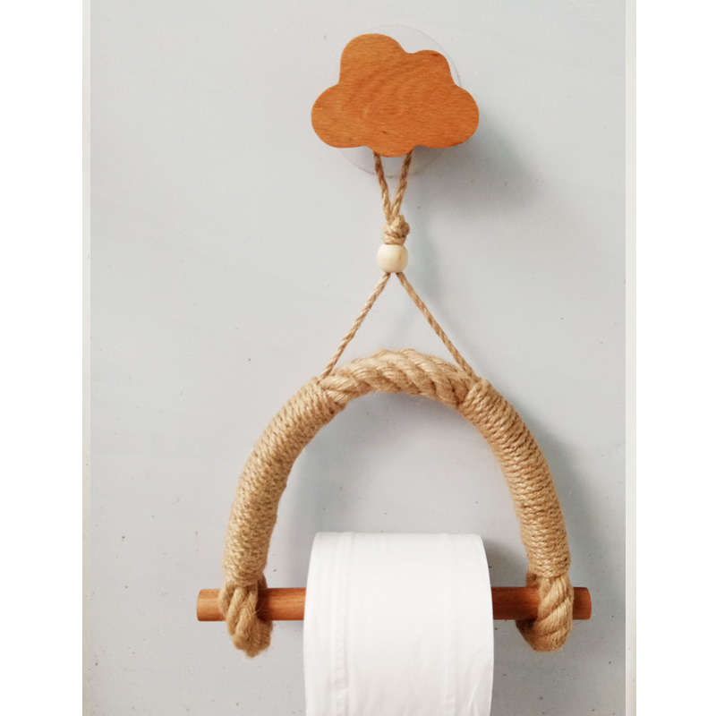 Hemp rope with stick beads, cloud style
