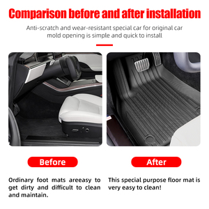 Tappetino auto 3D personalizzato TPE tappetino impermeabile antisdrucciolevole per auto 5 posti per BYD leone marino 6 HEV 2024 RHD
