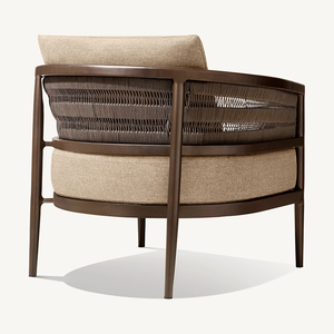Decoout Cojín de silla de salón de aleación de aluminio para exteriores de gama alta y popular para sillón tejido de <span class=keywords><strong>cama</strong></span> de día de aluminio para exteriores y jardín - Product Image 2