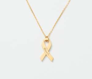 Colliers personnalisés avec ruban et nom, cadeaux pour survivantes du cancer du sein, bijoux, collier d'amitié, collares - Product Image 1