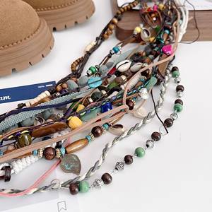 Scarpe Decorative etniche con nappe Martin <span class=keywords><strong>stivali</strong></span> fiori <span class=keywords><strong>stivali</strong></span> da neve con catena decorativa con fibbia di perline alla moda scarpe sportive Decorative - Product Image 3