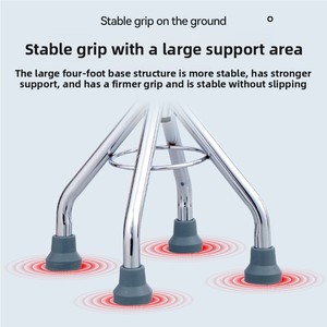 Bastone da Passeggio in Alluminio Leggero Pieghevole Regolabile in Altezza per Disabili, Antiscivolo, in Vendita all'Ingrosso - Product Image 3