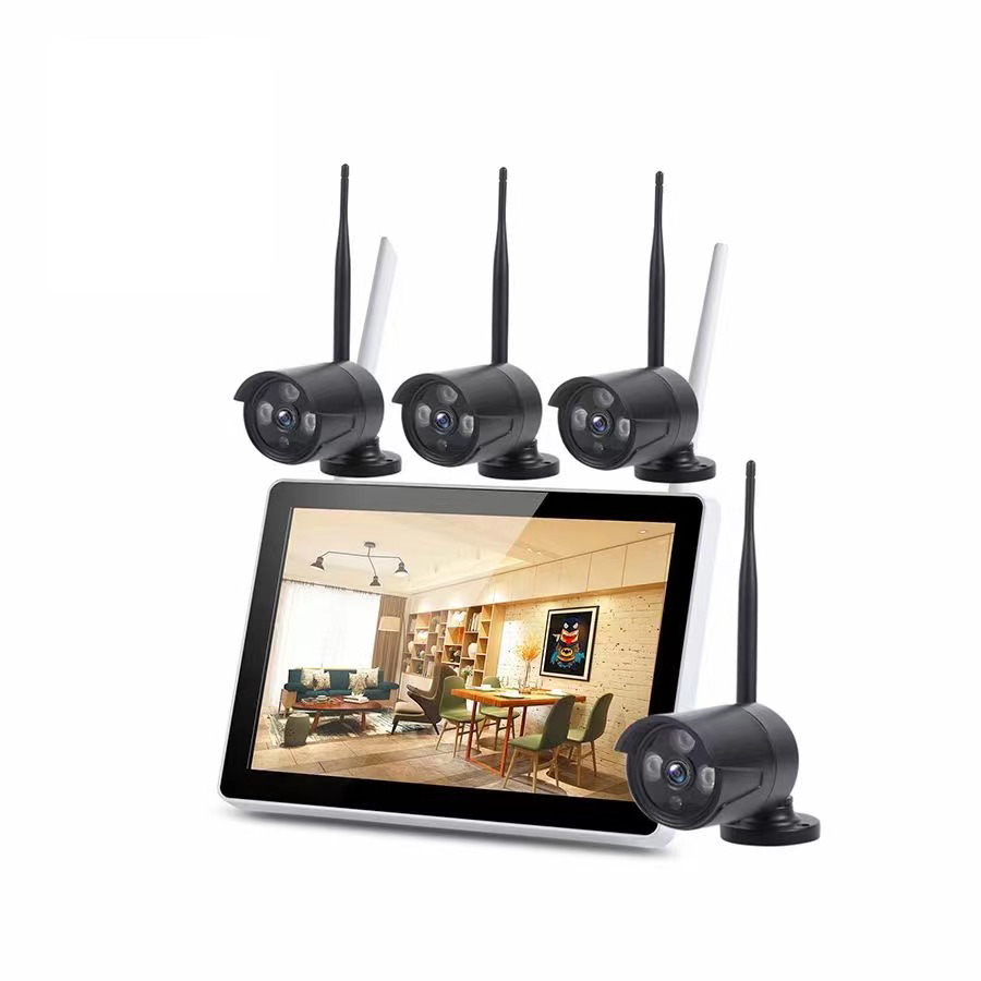 1080p hd mini wifi wireless ip hidden camera outdoor 12inch LCD security camera