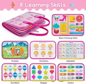 Venta al por Mayor de Juguetes de Viaje Montessori para Niños Pequeños, Libro de Actividades, Juguetes Sensoriales para Niños Pequeños, Tablero de Actividades Montessori para Niños Pequeños - Product Image 5