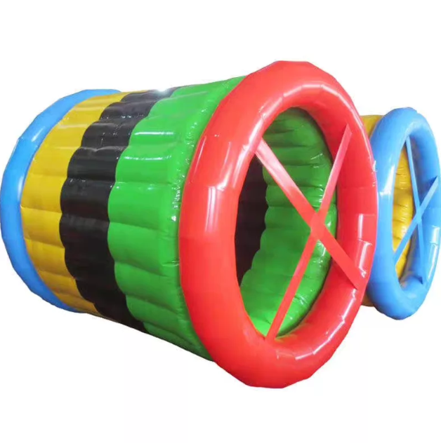 Inflatable Team Games Inflatable Human Hamster Wheel Giant Inflatable Rolling Barrel Team ...