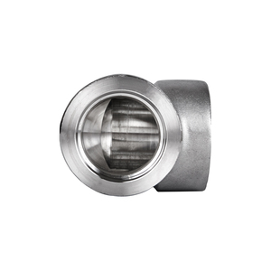 DN100 Giả Mạo Thép Không Gỉ 90 Độ Khuỷu Tay Áp Lực Cao Axit Kháng Kiềm Dày Ống Phù Hợp Right Angle Nối - Product Image 3