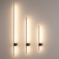Applique murale LED minimaliste moderne en fer pour chambre à coucher, chevet, mur de fond, lampes murales décoratives pour la maison, salon de luxe