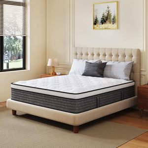 Pocket Spring <strong>Mattress</strong> King <strong>Queen</strong> Rolled up in a Box 7-Zone Pocket Spring <strong>Mattress</strong> High Density Bedroom Comfort Spring <strong>Mattress</strong> - Product Image 2