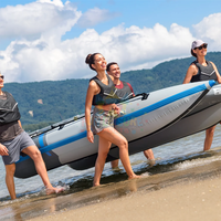 Bateau gonflable Canotage Pvc Bateau à rames Jet Schlauchboot Bateau de pêche gonflable avec pagaie Canot gonflable Canot Radeau