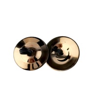 Wholesale Orff Percussion Instrument Elastic Finger Strap Metal Finger Cymbal Set Mini Stage Dance Teaching Musical Tool