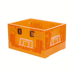 Plastic Crate Stackable Folding Warehouse Tool Solid Vegetable Milk Collapsible Logistics Pallet Turnover Organiser Plastic Storage Box Crate