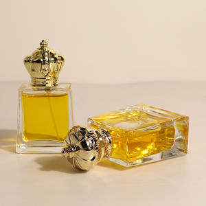 Flacons de parfum en verre carrés de 30 ml et 50 ml en gros, flacons vaporisateurs transparents avec clip, pots cosmétiques vides - Product Image 4