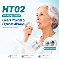 Appareil de retrait de mucus et d'exercice pulmonaire OPEP en gros pour un nettoyage naturel des voies respiratoires, soins aux personnes âgées, certifié CE, fabricant B2B