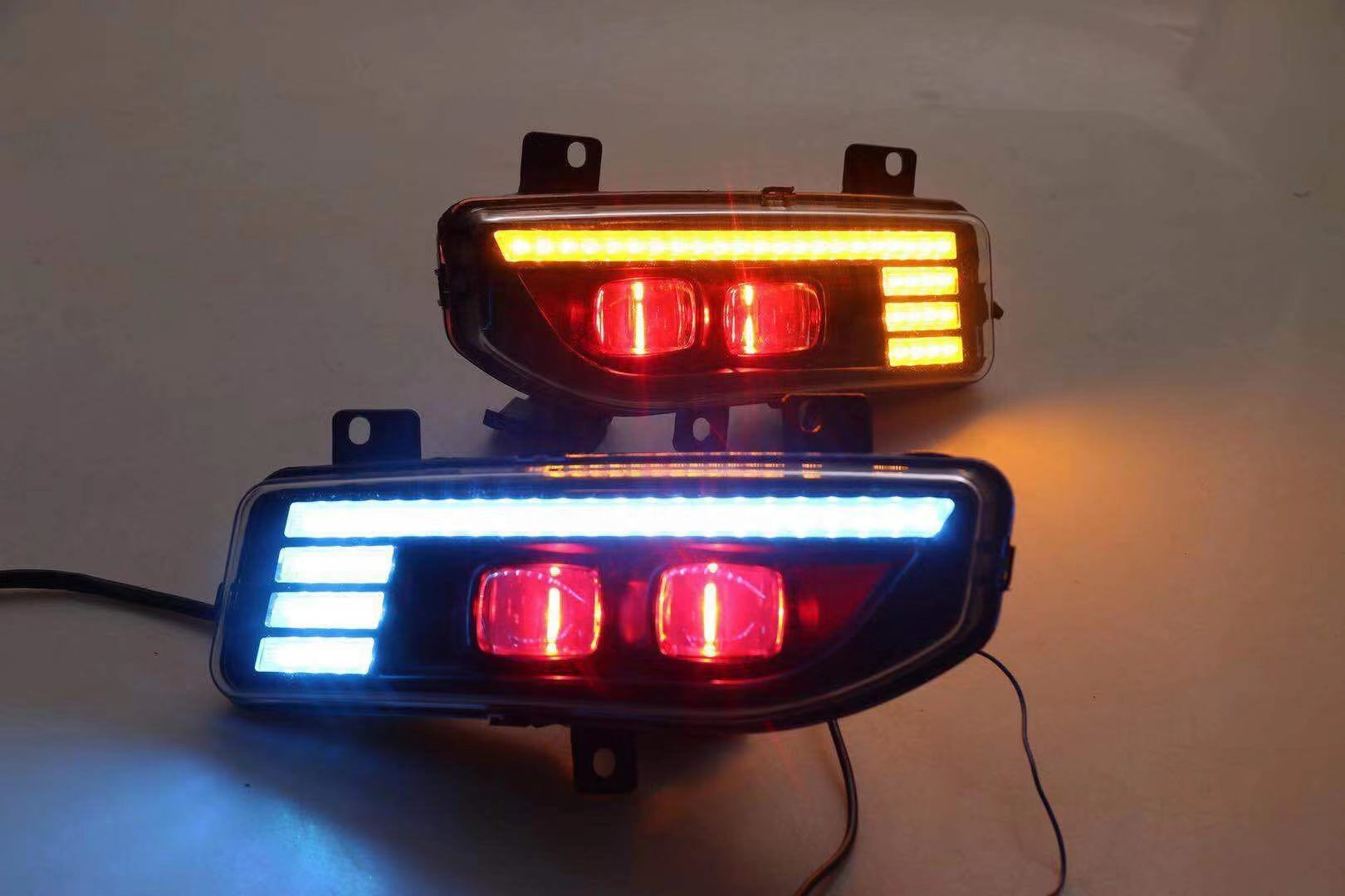 แสงสีขาว + สีเหลือง + สีน้ำเงิน