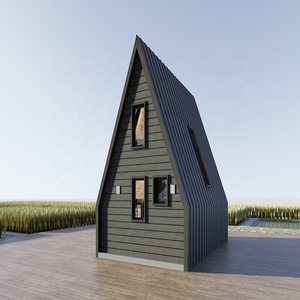 Casa Triangolare in Legno Contemporanea Australiana Completamente Arredata, Lussuosa, Impermeabile, ad Energia Solare, Costruzione Rapida per Ufficio, Appartamento, Hotel - Product Image 2