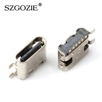 Connecteur USB Type-C femelle 6P, connecteur de type C, prise USB Type-C, connecteur USB-C femelle SMT